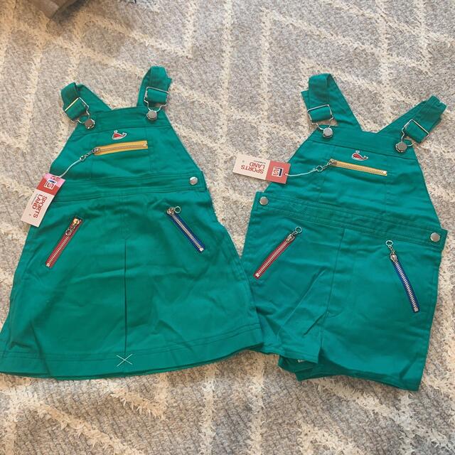 キムラタン　ロンパース　ワンピース  ショートオール　90 95 キッズ/ベビー/マタニティのキッズ服女の子用(90cm~)(ワンピース)の商品写真