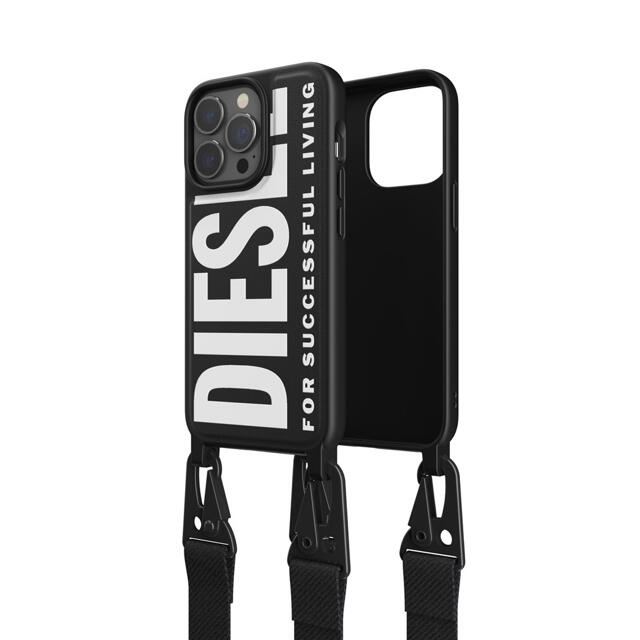 DIESEL(ディーゼル)の新品⭐︎DIESEL iPhone13Pro BK/WH ネックストラップ付き スマホ/家電/カメラのスマホアクセサリー(iPhoneケース)の商品写真