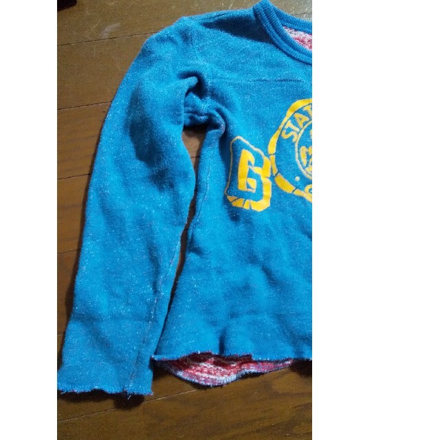 F.O.KIDS(エフオーキッズ)の120 F.O.KIDS ブルー 長袖 キッズ/ベビー/マタニティのキッズ服男の子用(90cm~)(Tシャツ/カットソー)の商品写真