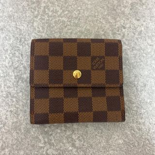 ルイヴィトン(LOUIS VUITTON)のLOUIS VUITTON ダミエ Wホック 三つ折り財布 コンパクト(財布)