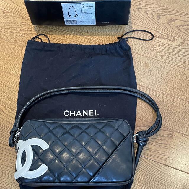 CHANEL シャネル　カンボンライン　ショルダーバッグ