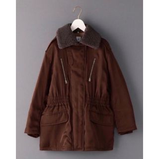 ビューティアンドユースユナイテッドアローズ(BEAUTY&YOUTH UNITED ARROWS)の値下げ中★6ROKU boa collar zip coat (ミリタリージャケット)