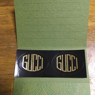 グッチ(Gucci)のgucci グッチ ステッカー シール 封筒 メッセージ キャンペーン非売品(ノベルティグッズ)