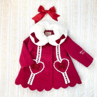 シャーリーテンプル♡ゆらゆらボンボン♡ハートボアサンタJSK♡120♡新品