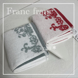 フランフラン(Francfranc)のフランフラン　フェイスタオル　２枚(タオル/バス用品)