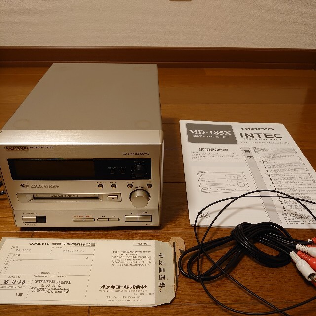 ONKYO MD-185X ミニディスクレコーダー - オーディオ機器