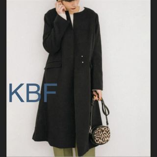 ケービーエフ(KBF)のKBF＊ティペット付きロングコート(ロングコート)