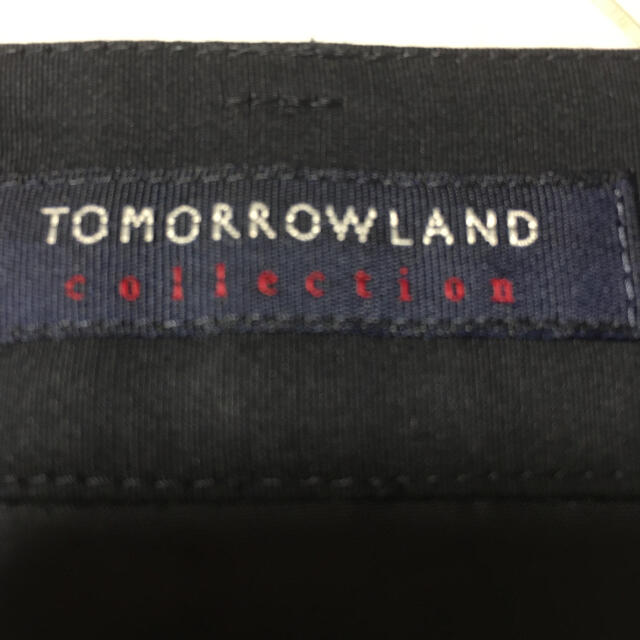 TOMORROWLAND(トゥモローランド)のトゥモローランド シルク ひざ丈フレアスカート ネイビー サイズ36 レディースのスカート(ひざ丈スカート)の商品写真