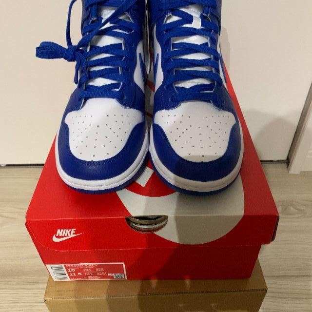 NIKE(ナイキ)の新品未使用 28cm NIKE DUNK HIGH   GAME ROYAL メンズの靴/シューズ(スニーカー)の商品写真