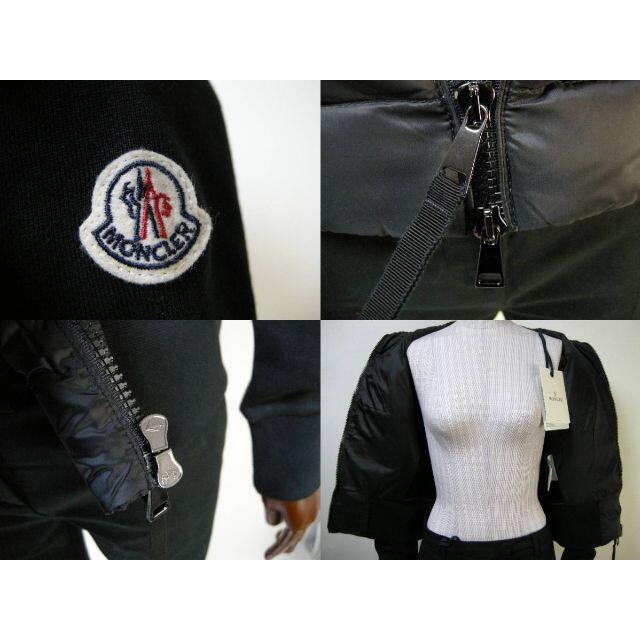 MONCLER - サイズS□モンクレール新品本物スウェット切替ボア ダウン