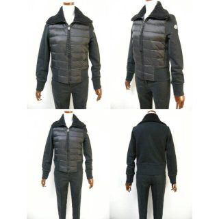 MONCLER - サイズS□モンクレール新品本物スウェット切替ボア ダウン