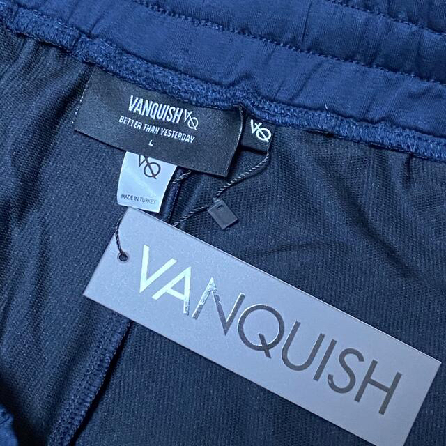 VANQUISH(ヴァンキッシュ)のVANQUISH FITNESS スウェットパンツ Ｌ/ネイビー メンズのパンツ(その他)の商品写真