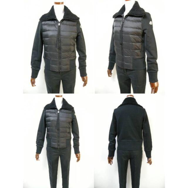 MONCLER - サイズM□モンクレール新品本物スウェット切替ボア ダウン