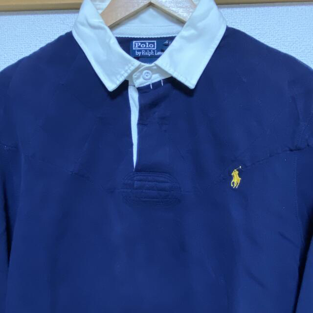 POLO RALPH LAUREN(ポロラルフローレン)の【アイビー様専用】Polo Ralph Lauren ラガーシャツ ネイビー メンズのトップス(シャツ)の商品写真