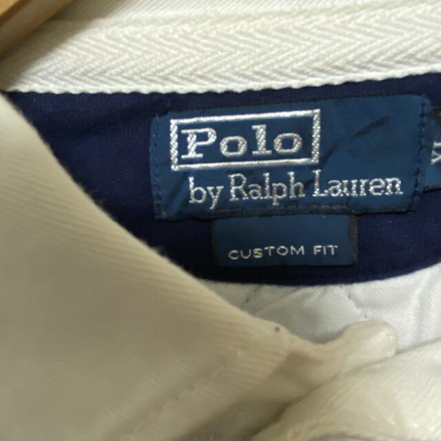 POLO RALPH LAUREN(ポロラルフローレン)の【アイビー様専用】Polo Ralph Lauren ラガーシャツ ネイビー メンズのトップス(シャツ)の商品写真