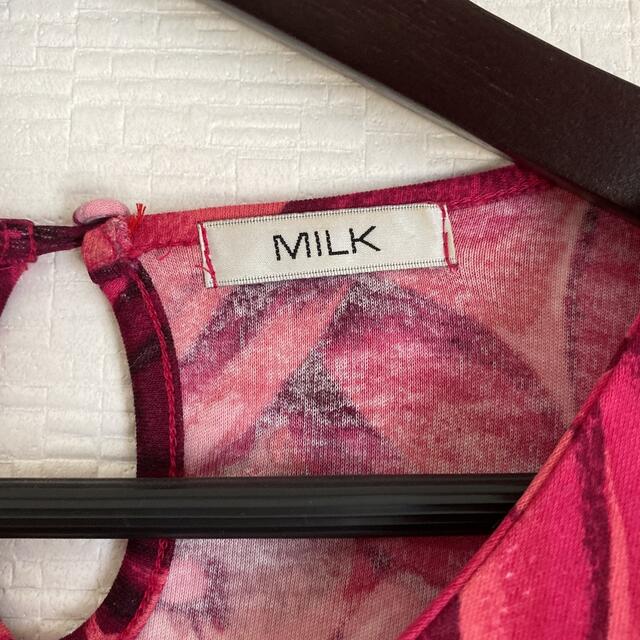 MILK(ミルク)のミルク　ワンピース　美品 レディースのワンピース(ひざ丈ワンピース)の商品写真