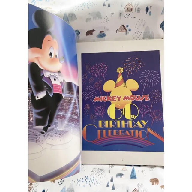 【レトロ】ディズニー ミッキーマウス 生誕60周年 ブック