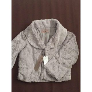 プロポーションボディドレッシング(PROPORTION BODY DRESSING)の【新品】PROPORTION BODY DRESSING ファーコート グレー(毛皮/ファーコート)