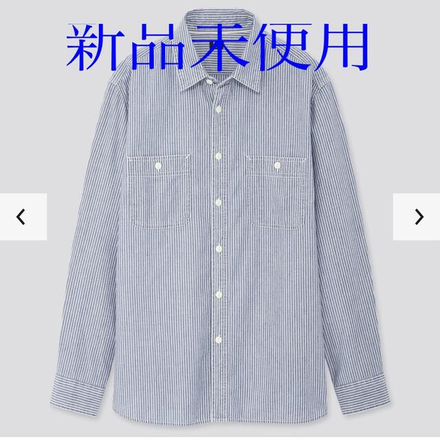 UNIQLO(ユニクロ)のユニクロ　ヒッコリーシャツ メンズのトップス(シャツ)の商品写真