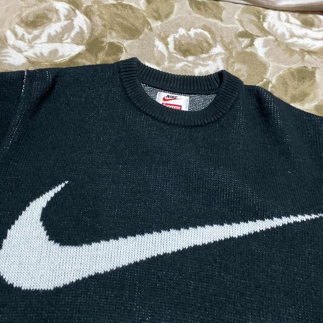 Supreme(シュプリーム)の19ss Supreme NIKE Swoosh Sweater セーター　s メンズのトップス(ニット/セーター)の商品写真