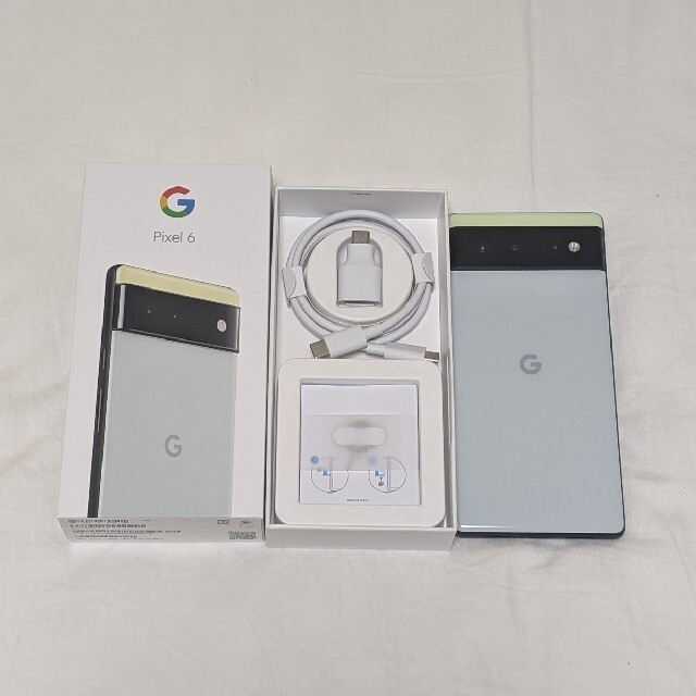 スマートフォン本体pixel6 sorta seafoam　128GB