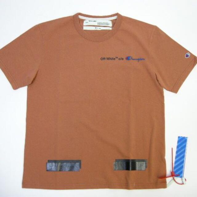 OFF-WHITE - S□OFF-WHITE x CHAMPION新品本物□Tシャツ□メンズの通販