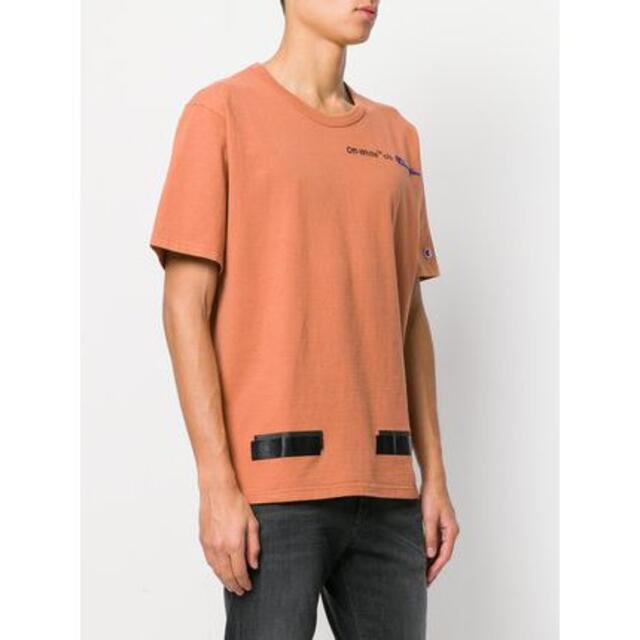 OFF-WHITE - S□OFF-WHITE x CHAMPION新品本物□Tシャツ□メンズの通販