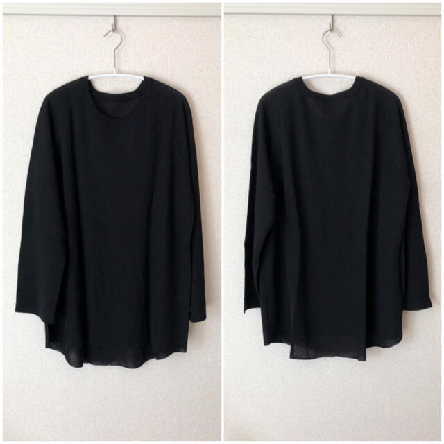 plage プラージュ raglan ニット ブラック