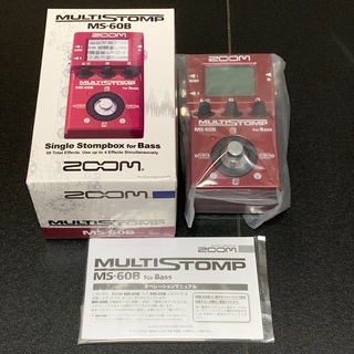 ズーム(Zoom)のZOOM MULTI STOMP MS-60B for Bass(ベースエフェクター)
