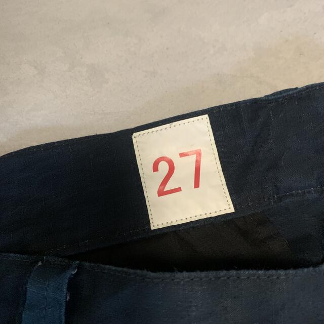 L'ECHOPPE OUTIL別注 Black Indigo Linen M47 【待望☆】 19200円引き