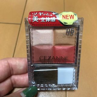 セザンヌケショウヒン(CEZANNE（セザンヌ化粧品）)の新品　未開封　セザンヌ ミックスカラーチーク 05 レッド系(7.2g)(チーク)