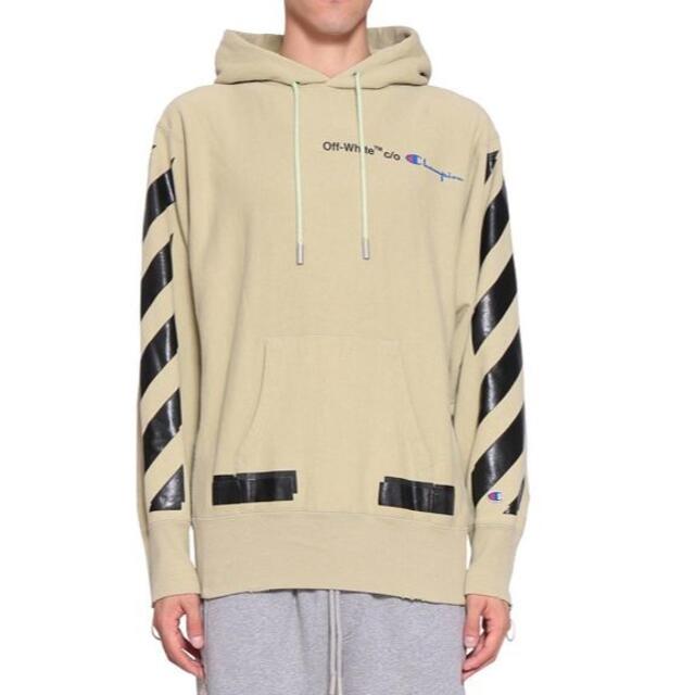 サイズXS■新品本物■OFF-WHITE x CHAMPIONスウェットパーカー