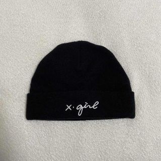 エックスガール(X-girl)のX-girl エックスガール ニット帽(ニット帽/ビーニー)
