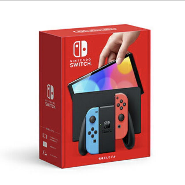 新品未開封❗　ニンテンドースイッチ　有機el ネオンレッド　ブルー