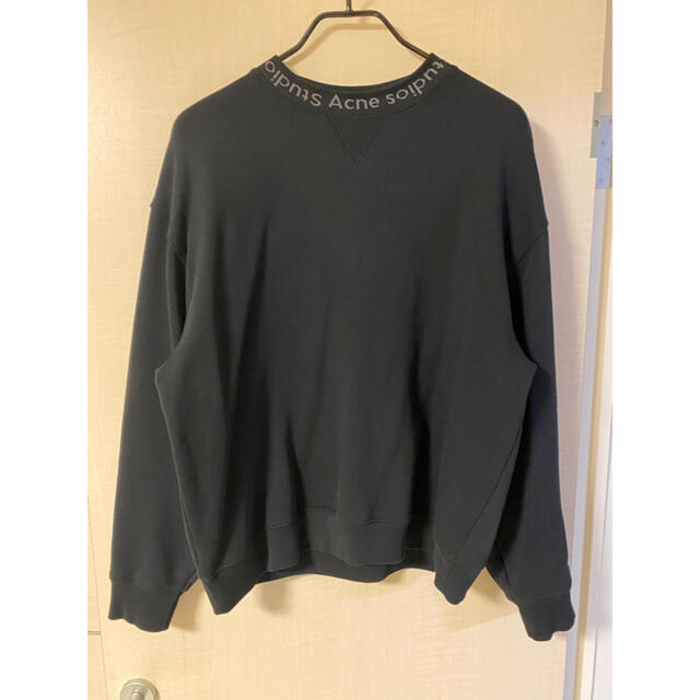 【Acne studios】flogho モックネック スウェット ブラック　L