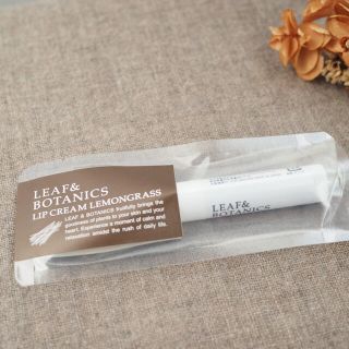 リーフアンドボタニクス(LEAF & BOTANICS)のリーフ ボタニクス LEAF BOTANICS リップクリーム（レモングラス）(リップケア/リップクリーム)