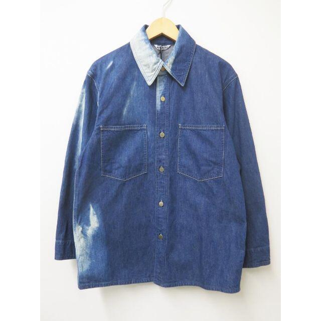 AURALEE 21SS SUNFADE BLEACH DENIM SH 新品 elkisi.com