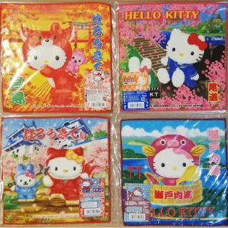 ハローキティ - キティー ご当地 ハンカチ 12枚セットの通販 by ナミ