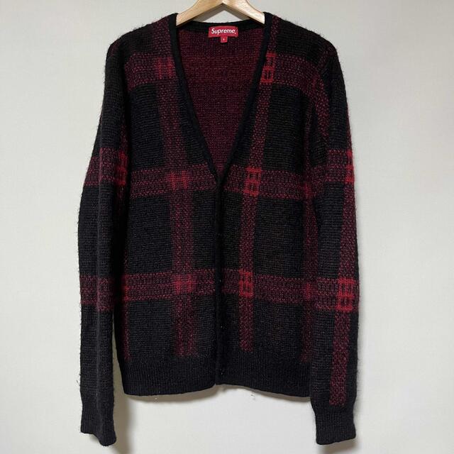 Supreme Plaid Mohair Cardigan モヘアカーディガンメンズ