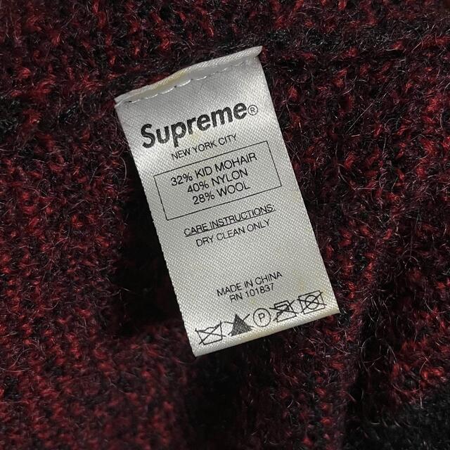 Supreme Plaid Mohair Cardigan モヘアカーディガン