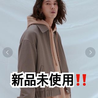 ハレ(HARE)のWYM LIDNM OVERSIZED PE TWILL ZIP BLOUSON(ブルゾン)