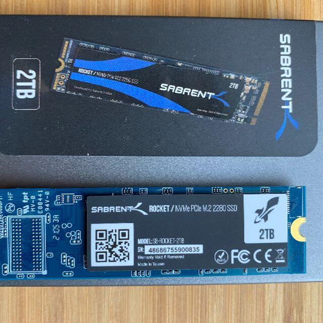 Sabrent 2tb SSD - PCパーツ