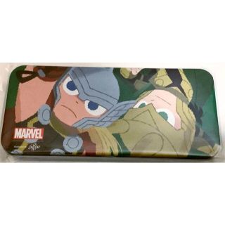 マーベル(MARVEL)の【新品未開封】マーベル MARVEL グリヒル　マイティ・ソー&ロキ　缶ケース(キャラクターグッズ)