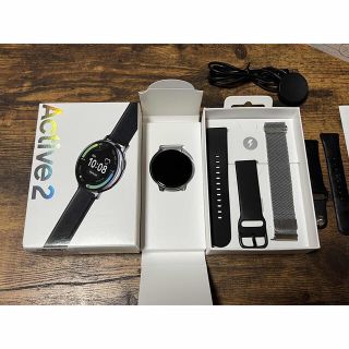 サムスン(SAMSUNG)のGalaxy Watch Active2 シルバーステンレスモデル 44mm(その他)