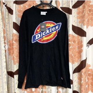 ディッキーズ(Dickies)のDickies ディッキーズ　長袖　長袖Tシャシ　ロンT  ブラック　黒　秋　冬(Tシャツ/カットソー(七分/長袖))