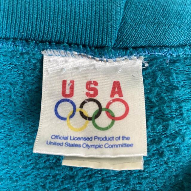 【90s】【USA製】ヴィンテージ JCペニー オリンピック エメラルドグリーン メンズのトップス(スウェット)の商品写真