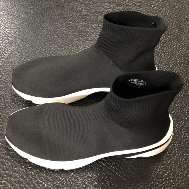 ZARA メンズ黒 粘 ブーツ26.0 ZARA メンズ黒 粘 ブーツ26.0
