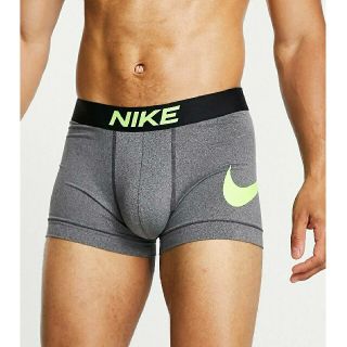 ナイキ(NIKE)のNIKE エッセンシャル　ボクサーブリーフ　グレー　海外M（国内L相当）(ボクサーパンツ)