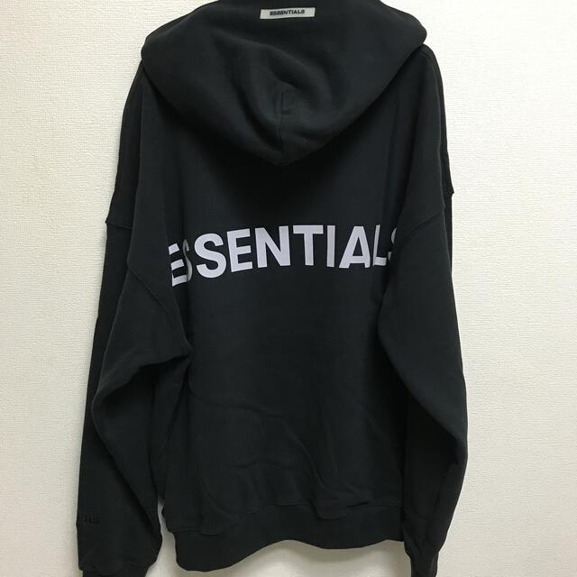 FEAR OF GOD(フィアオブゴッド)のESSENTIALS パーカー　Ｌ　リフレクター メンズのトップス(パーカー)の商品写真