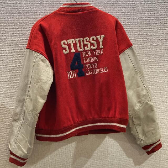 STUSSY - 【レア】90's OLD STUSSY BIG4 スタジャンの通販 by neo25's